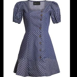 BCBGMAXAZRIA
Puff-Sleeve Fit & Flare Mini Dress